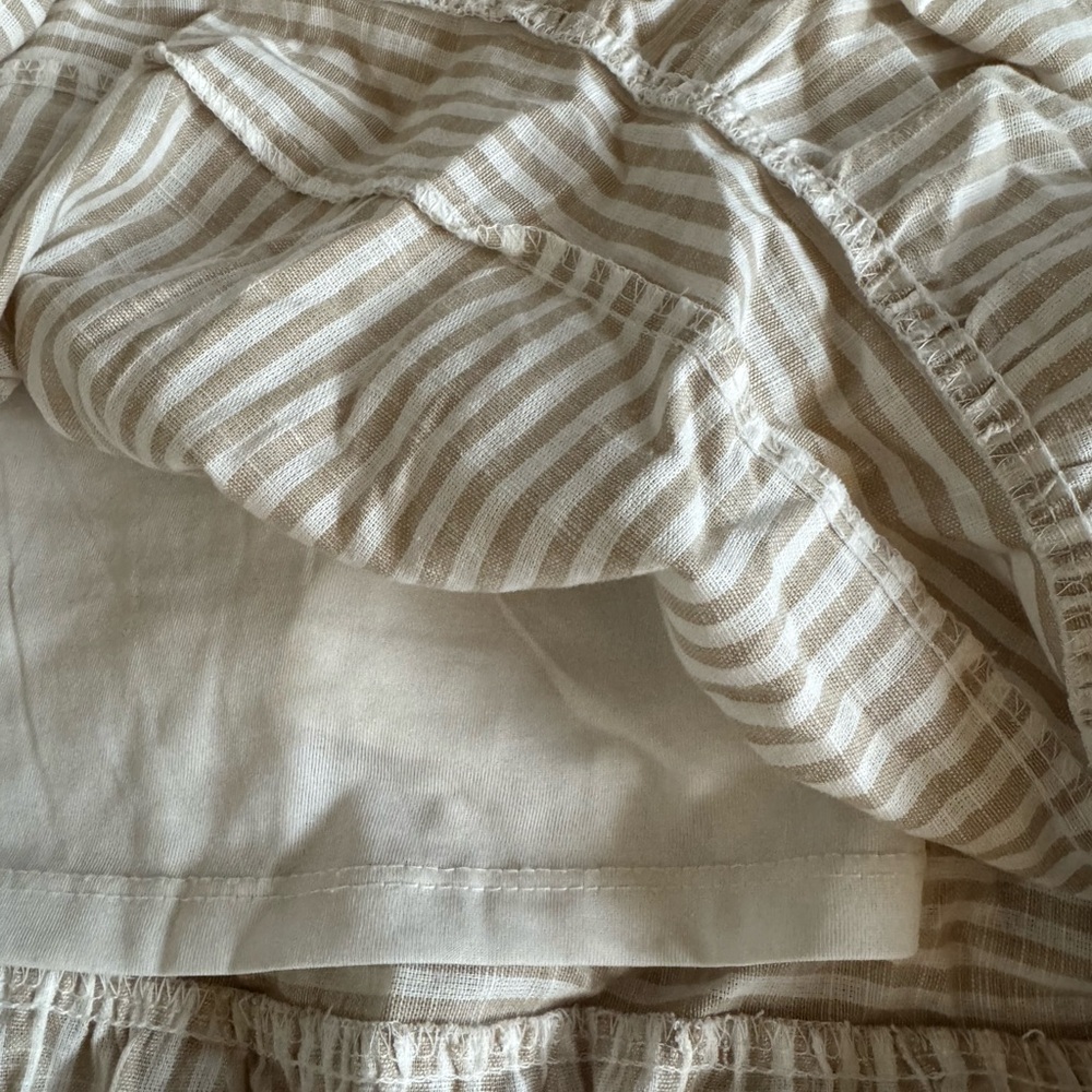 Anthropologie Linen Cottagecore midi dress - Picture 6 of 7